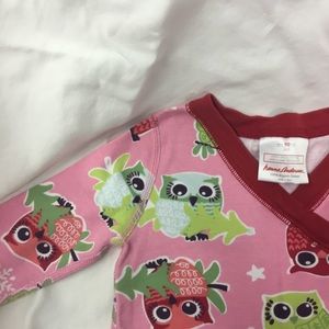 Hanna Andersson, 2-piece owl pajama set, size 90